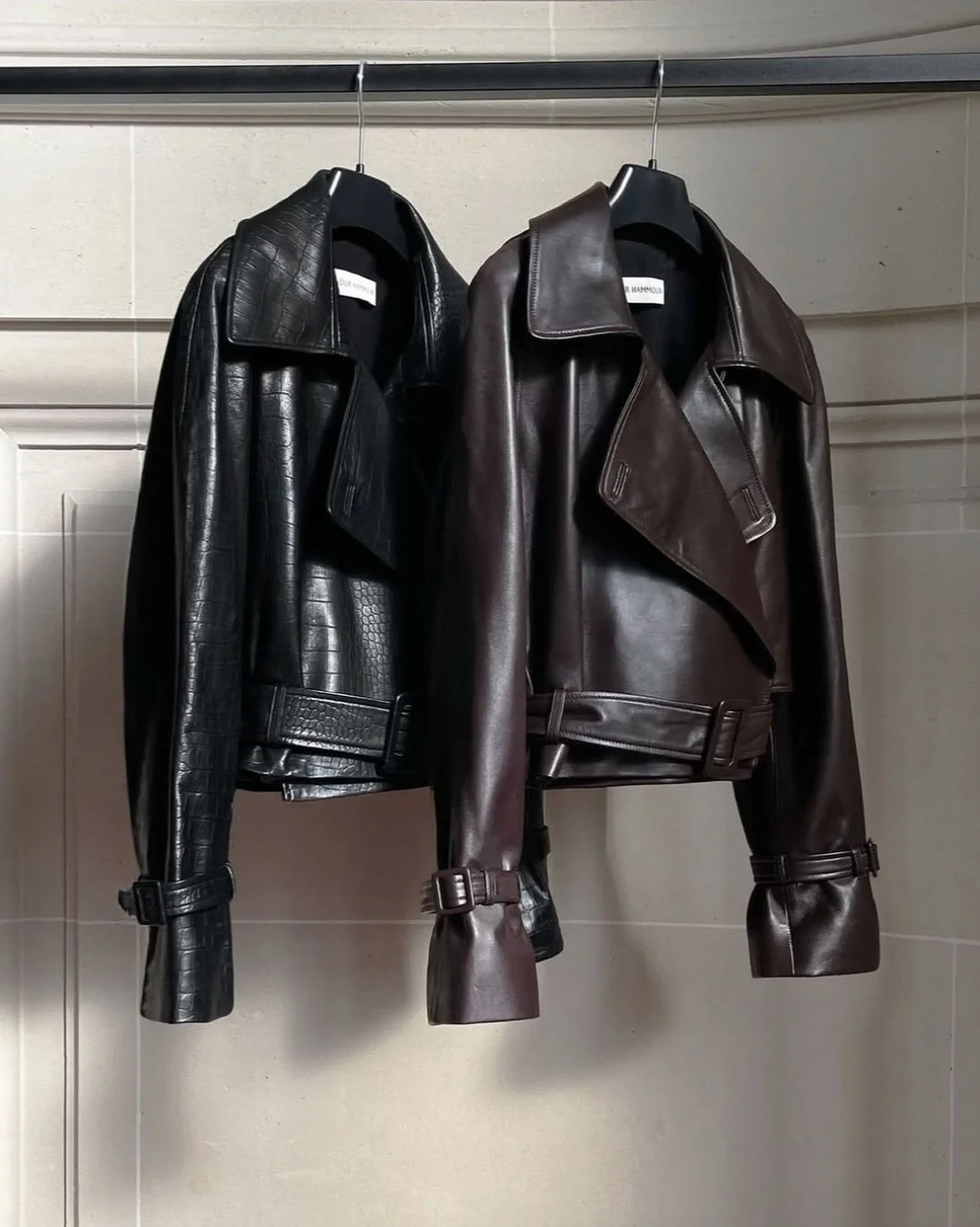 ジャケット・アウター theredthread S leather jacket long THEREDTHREAD S leather jacket cropped